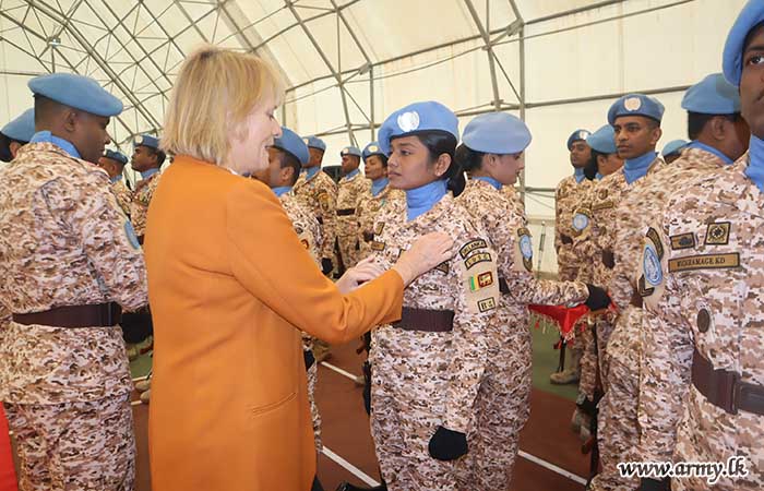 Medal Awarding Ceremony of the 15th Sri Lanka Force Protection Company at UNIFIL