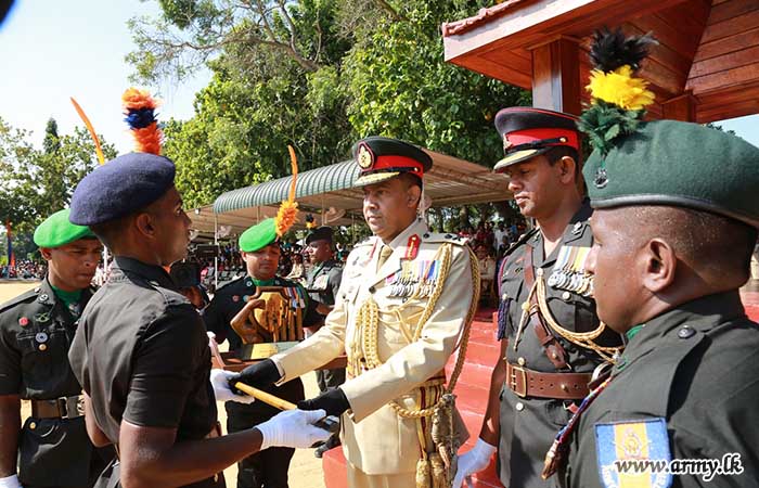421 New Recruits Pass Out at SLARTC Puttalam