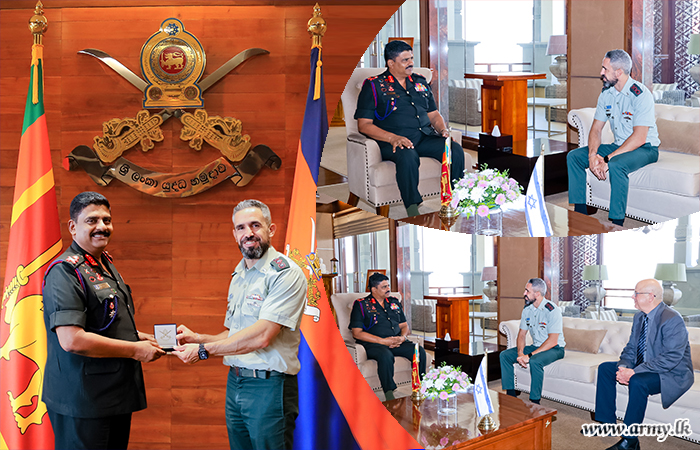 Israeli Defence Attaché Pays Courtesy Call on Commander of the Army