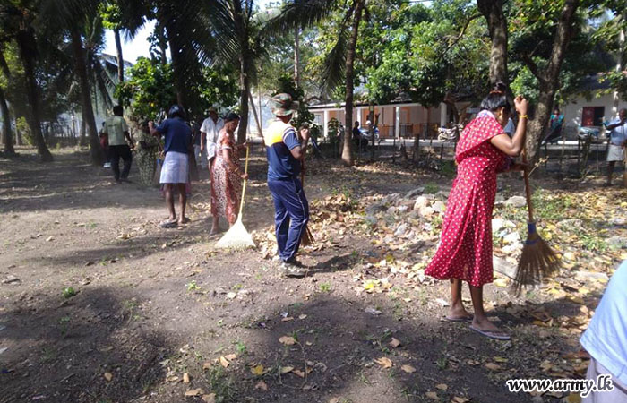 SF Wanni Troops Support ‘Clean Sri Lanka’ Campaign