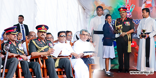 Commander of the Army Graces Sports Meet at Loyola College, Negombo