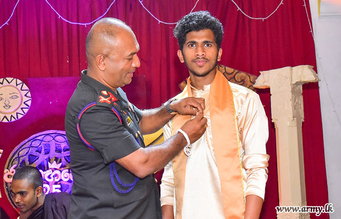 GOC, 11 Infantry Division Graces Prefects’ Investiture Ceremony of Sri Kavishwara Weluwanarama Sri Sugatha Dharmodaya Dhamma School