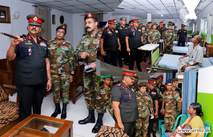 Army Chief Visits Army Hospital, Anuradhapura
