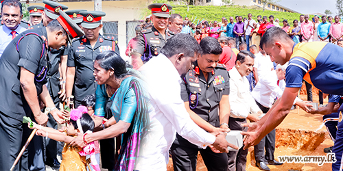Cornerstone Lays for New Housing Project in Poonagala