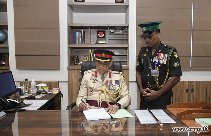 New Director of the Directorate of Training Assumes Duties