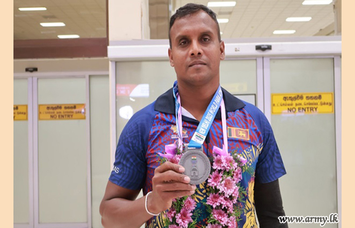 Army Athlete Secures Silver Medal at World Para Athletic Grand Prix in New Delhi