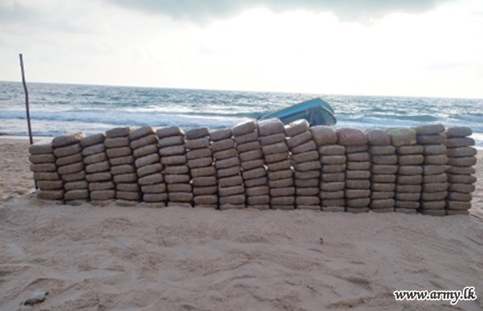 Military Intelligence Corps, in Collaboration with Peduruthuduwa Police, Seize a Stock of Kerala Cannabis Worth Approximately Rs. 60 Million