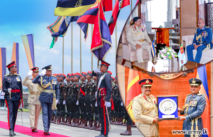 Commander of the Air Force Pays Courtesy Call on Army Chief