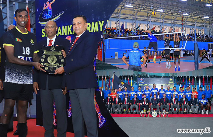 SLAVF Hosts Inter Regiment Volleyball Championship - 2025