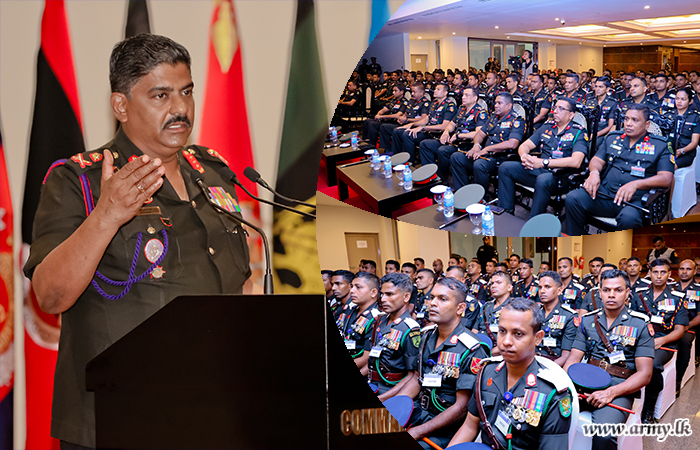 Army Chief Addresses Participants of Quartermasters Commissioning Course No. 7