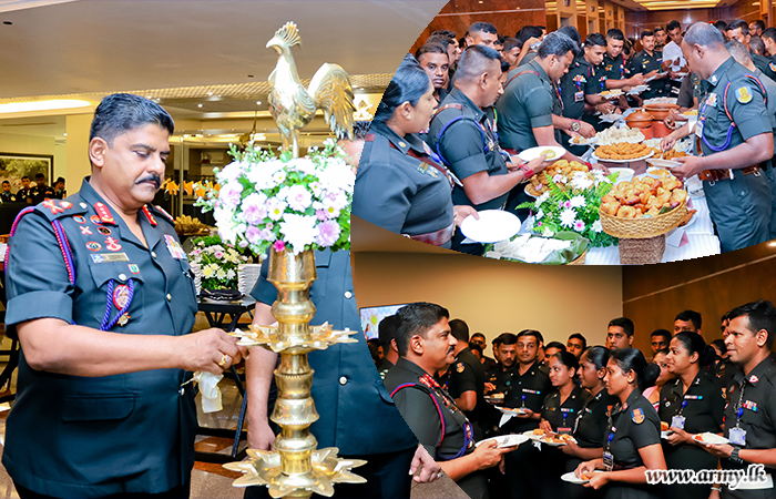 Traditional Tea Table at Army Headquarters Welcomes New Year Spirits