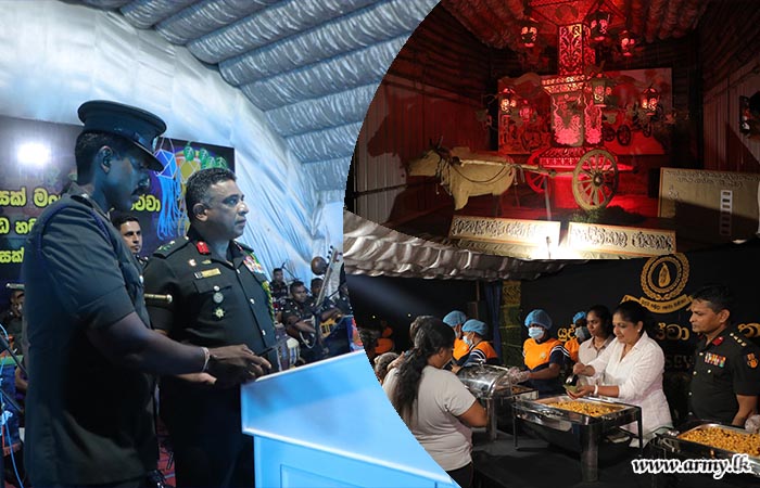 Chief of Staff Inaugurates Illuminations at Army Headquarters' Vesak Zone