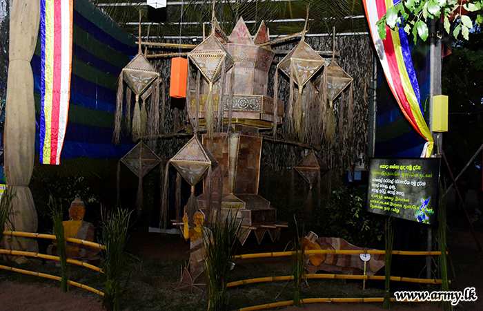 Troops of 1 Corps Celebrate Vesak Festival