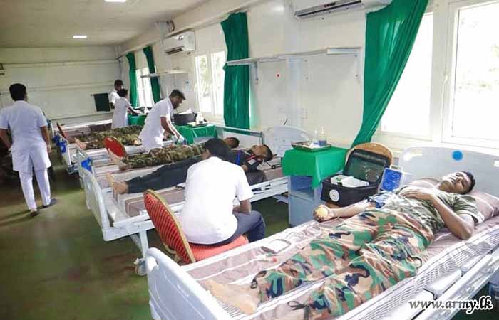Palaly Army Hospital Conducts Blood Donation Campaign