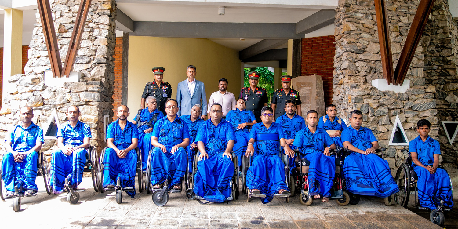 HE the President Visits War Heroes at ‘Mihindu Seth Medura’