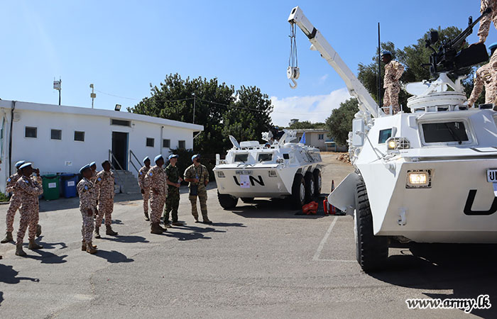 15th Sri Lanka Force Protection Company (Lebanon) Undergoes the COE Inspection