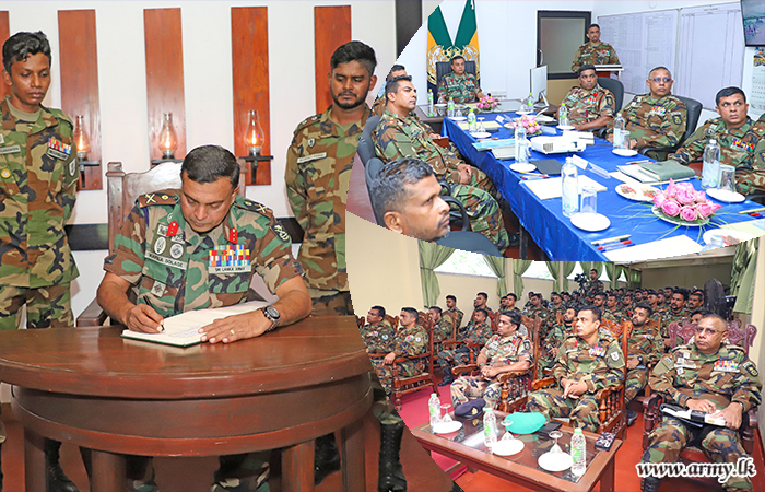ශ්‍රී ලංකා යුද්ධ හමුදා ස්වේච්ඡා බලසේනාවේ සේනාවිධායක ආරක්‍ෂක සේනා මූලස්ථානය - නැගෙනහිර බලප්‍රදේශය තුළ නිල සංචාරයක