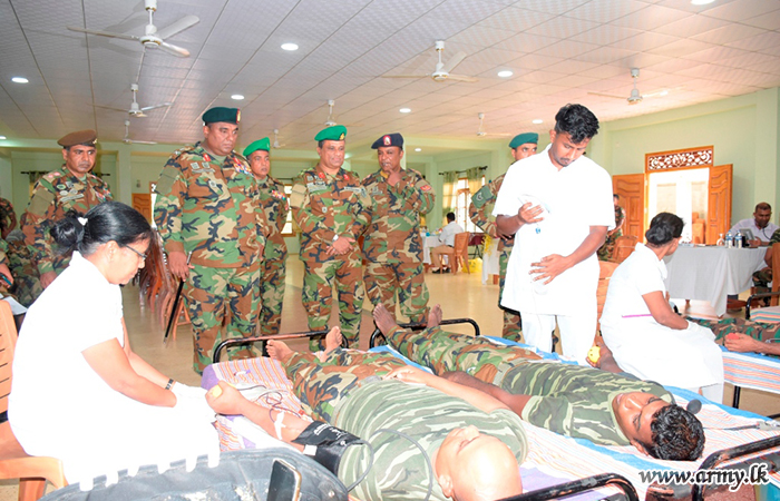 513 Infantry Brigade Organises Blood Donation Programme