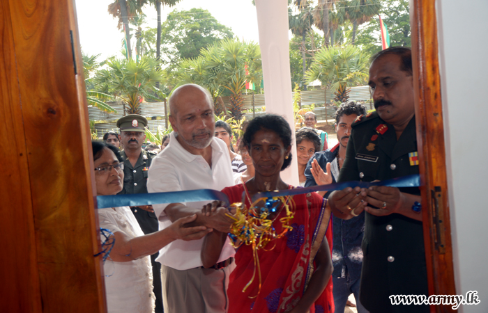 222 Brigade Troops Erect New Home for a Needy Family