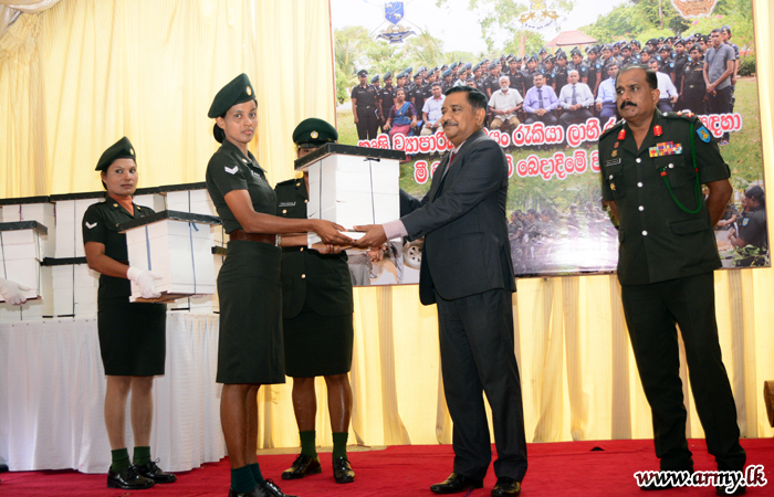 Retiring Army Woman Soldiers & Families Assisted at Economic Front
