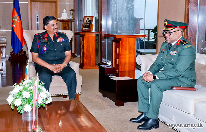 Defence Dignitary Calls on Commander of the Army