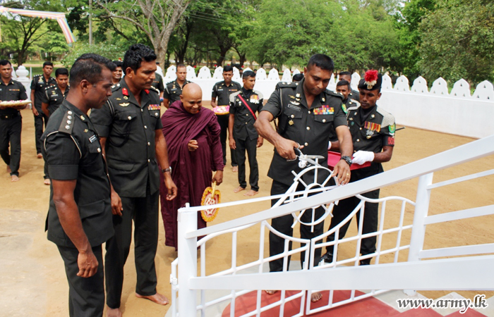 இராணுவத்தினரது ஆன்மீக தேவைகள்  நிமித்தம்  விகாரை நிர்மானிப்பு