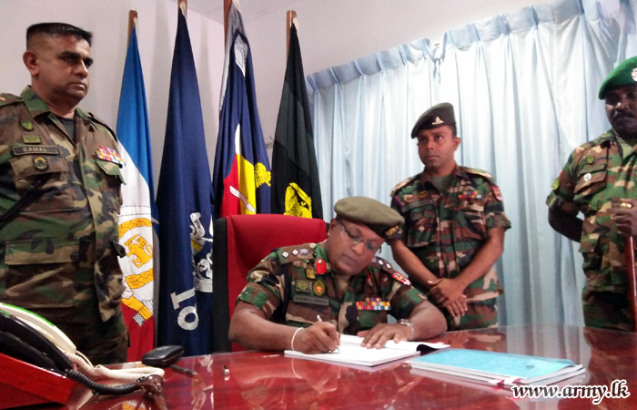 New 551 Brigade Commander Assumes Office in Point Pedro