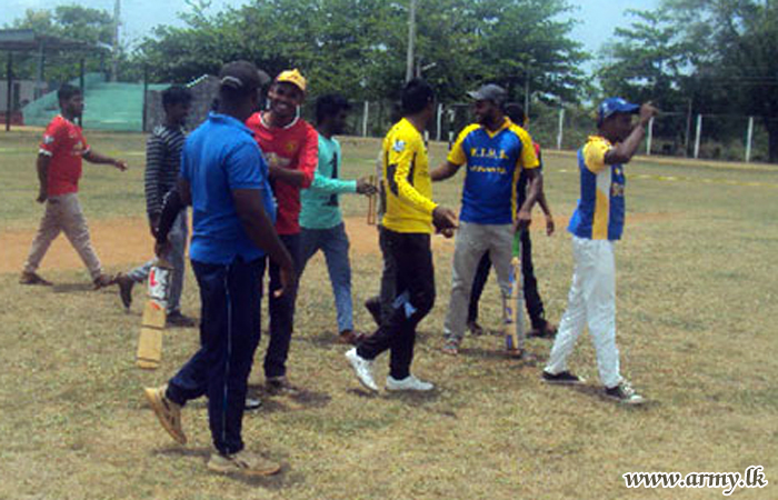 Civil Sector Cricketers Play with Army Teams 