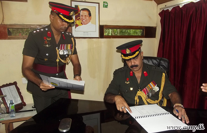 New 56 Division GOC Begins His Work