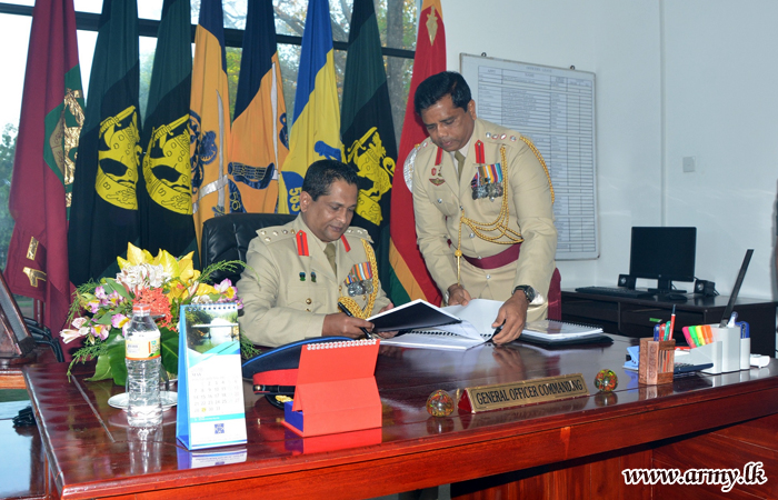 New GOC of 56 Division Brigadier Dematanpitiya Takes Office     