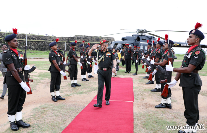 General Bipin Rawat Visits Galle