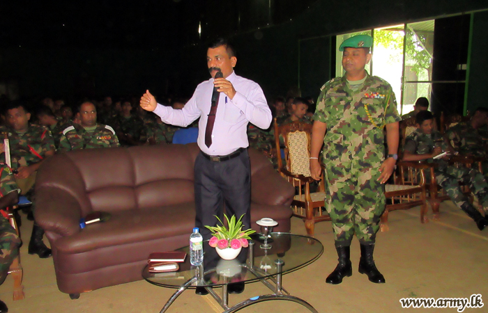 Wanni Troops Learn About ‘Illegal Drugs & Usage’ 