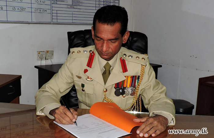 622 Brigade's New Commander Assumes Duties  