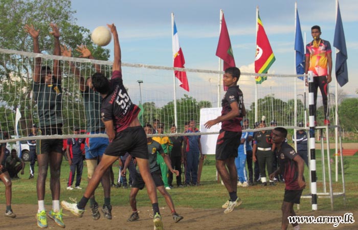 65 Division Challenge Volleyball Trophy Goes to 11 GR 