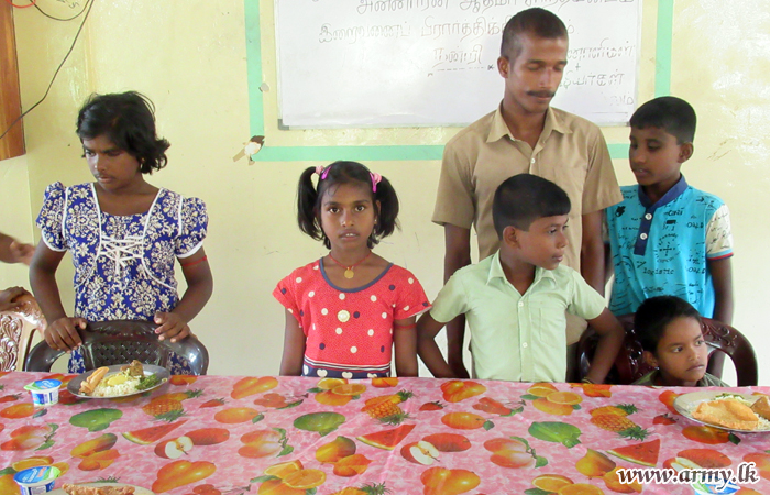68 Division Continues Practice of 'Daana' to Children’s Home