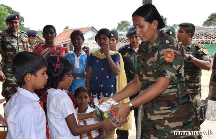 6 (V) SLAWC Troops Provide Shoes to Barathipuram Students   