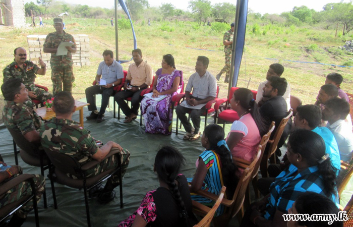 Construction of 9 New Houses by 65 Division Troops Nears Completion  