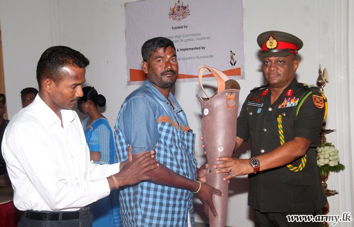 Army Initiative Gets Artificial Limbs for Kilinochchi Civilians