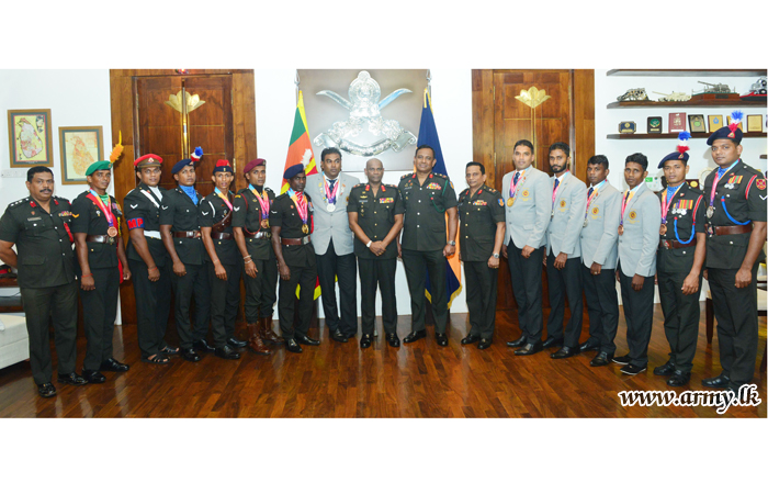 Commander Appreciates Brilliant International Sports Achievements