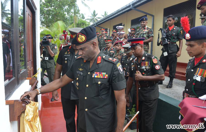 Commander Opens Extended Facilities at Gemunu Watch Headquarters
