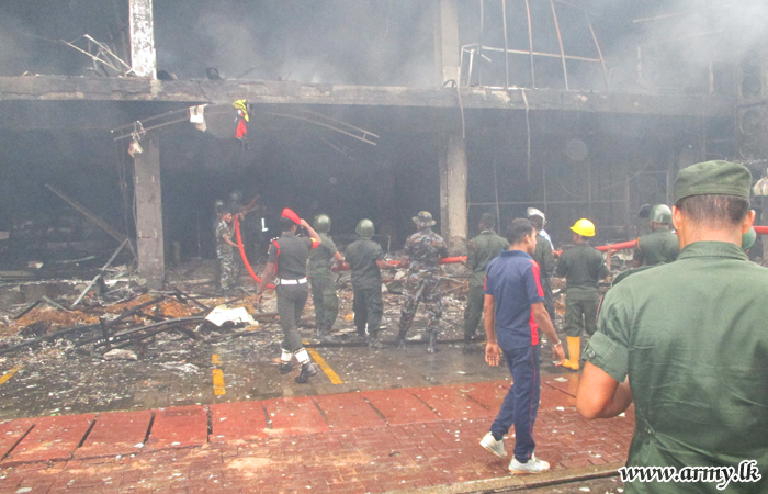 SF-West Troops Help Cool the Major Fire at ‘Cool Planet’ 