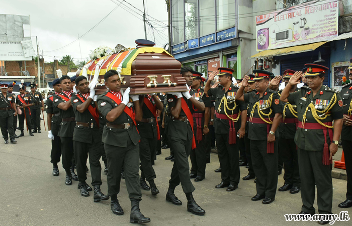 අභාවප්‍රාප්ත බ්‍රිගේඩියර් ඒ.ඊ.ආර් අබේසිංහ හට හමුදා ආචාර