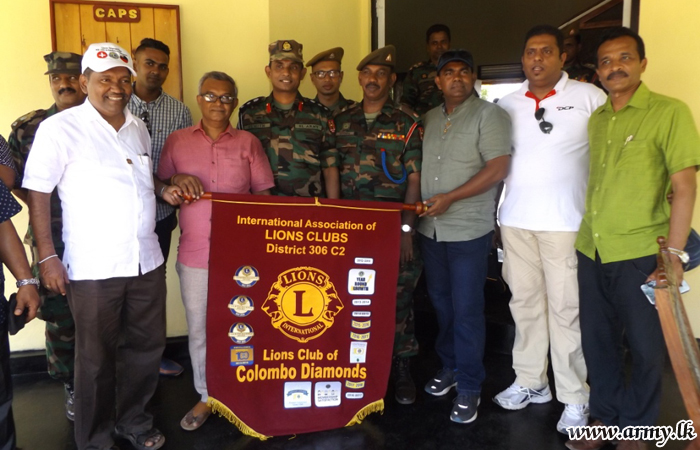 Jaffna Troops Provide Sanitary Facilities for 3 Deserving Families