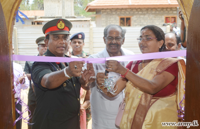 Army-built 30 more New Houses for Jaffna IDPs Opened in Brief Ceremony 