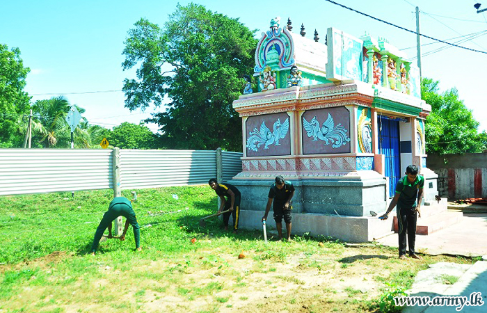 ‘Korakankaddu Kovil' Premises Cleaned