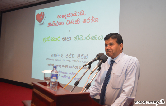 SFHQ-Jaffna Troops Educated on ‘Heart Attacks & Prevention’ 