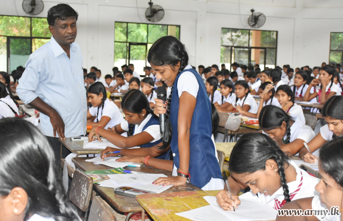 புதுக்குடியிருப்பு சாதாரண பொது தராதர பாடசாலை மாணவர்களுக்கு கருத்தரங்கு