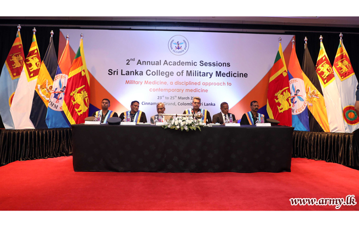 Military Medicine 2nd Annual Academic Sessions Inaugurated at Colombo Cinnamon Grand  