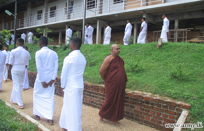 Troops Meditate at Kanduboda Meditation Centre