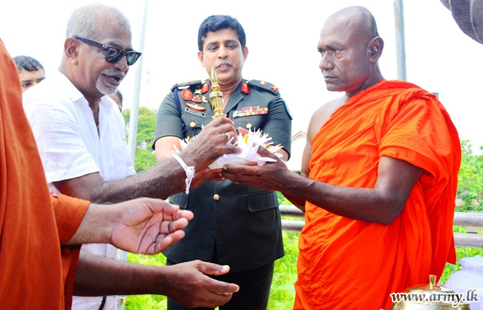 கிழக்கு பாதுகாப்பு படைத் தளபதியின் வழிக்காட்டலின் கீழ் பாஹொடயில் கட்டிட நிர்மான பணிகள்